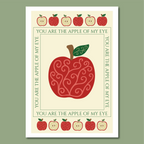 'You are the Apple of my Eye' Print