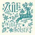Yule Print (blue)
