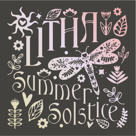 Litha Summer Solstice Card (dark)