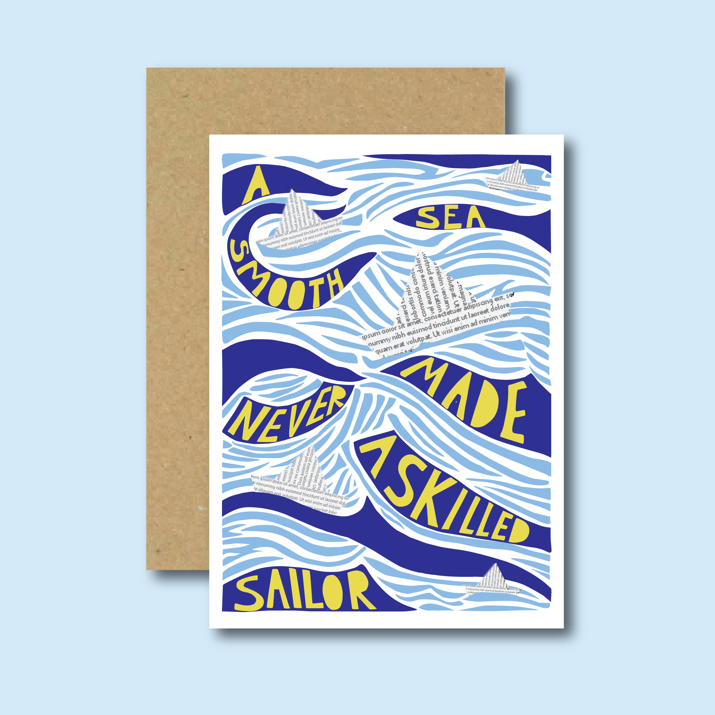 Stormy Seas Greetings Gard