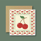 Cherry On Top Greetings Card