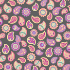 Paisley Juniper (grey) Tea Towel