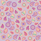 Paisley Juniper (lilac) Tea Towel