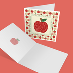 Apple of my Eye Greetings Card