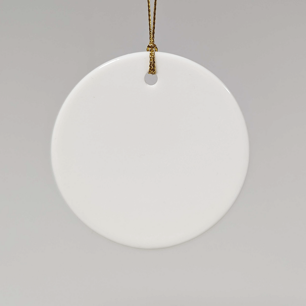 Merry & Bright Ceramic Ornament