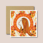 Danu Goddess Brigid Greetings Card