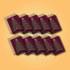 Branches of Joy (burgundy) Greetings Card