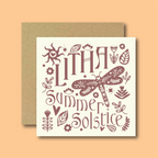 Litha Summer Solstice Card