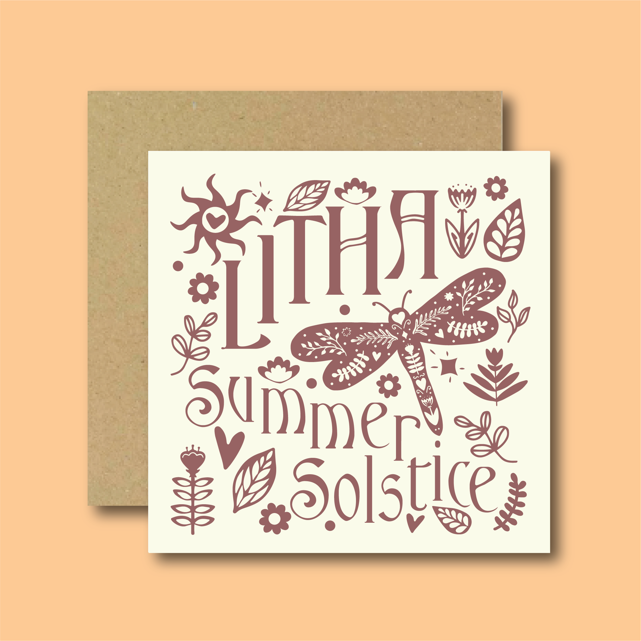 Litha Summer Solstice Card