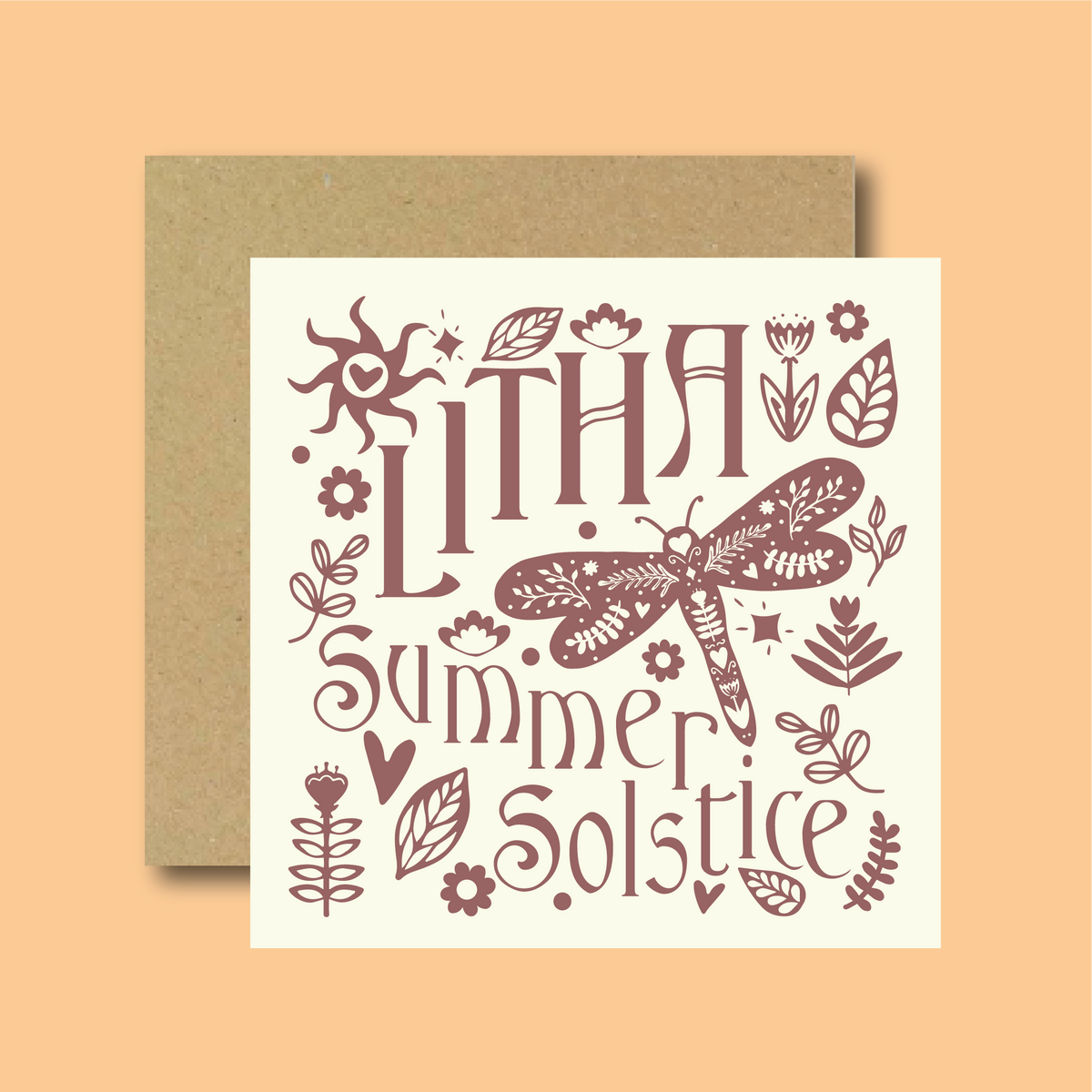 Litha Summer Solstice Card