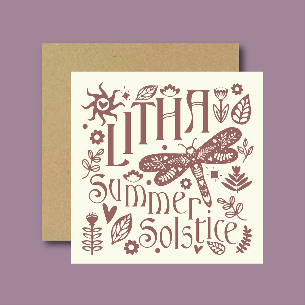 Litha Summer Solstice Card