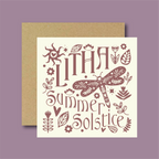 Litha Summer Solstice Card