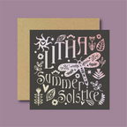 Litha Summer Solstice Card (dark)