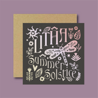 Litha Summer Solstice Card (dark)