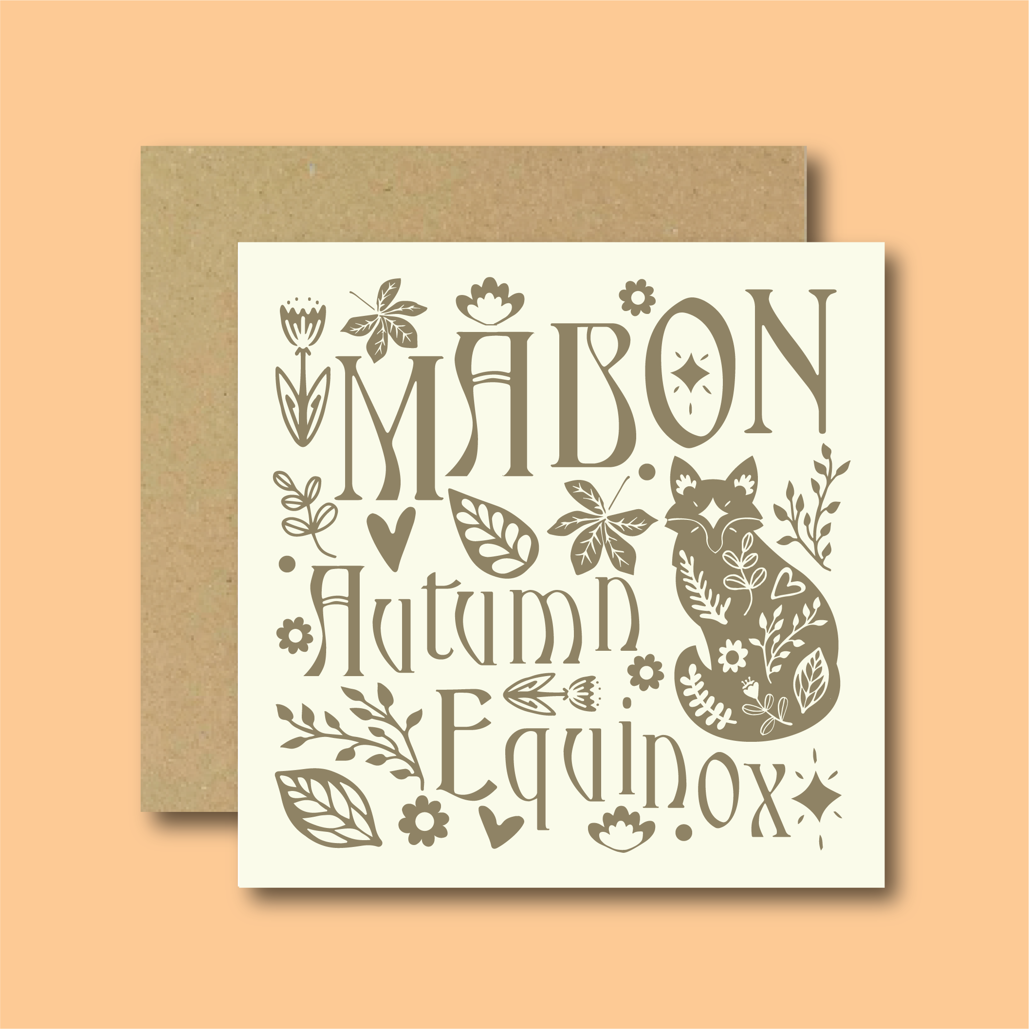 Mabon Autumn Equinox Card
