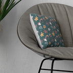 Woodland Walk Teal Gardens Cushion