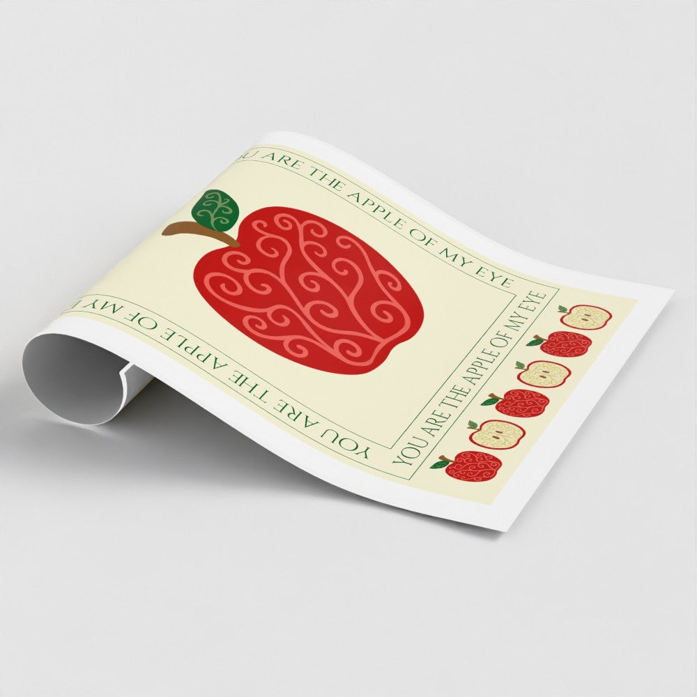 'You are the Apple of my Eye' Print