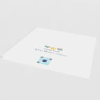 Merry & Bright Wreath Card (purple)