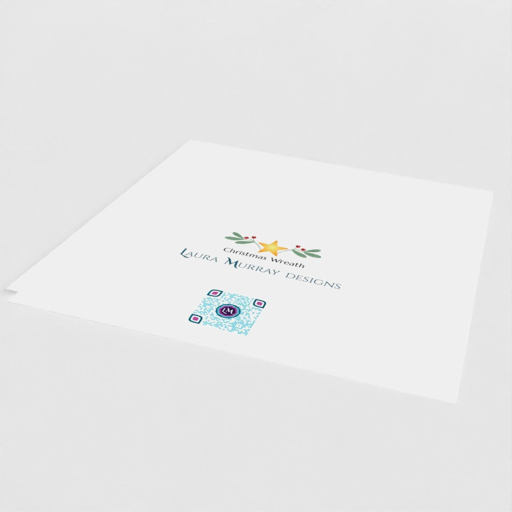 Deck the Halls Wreath Card