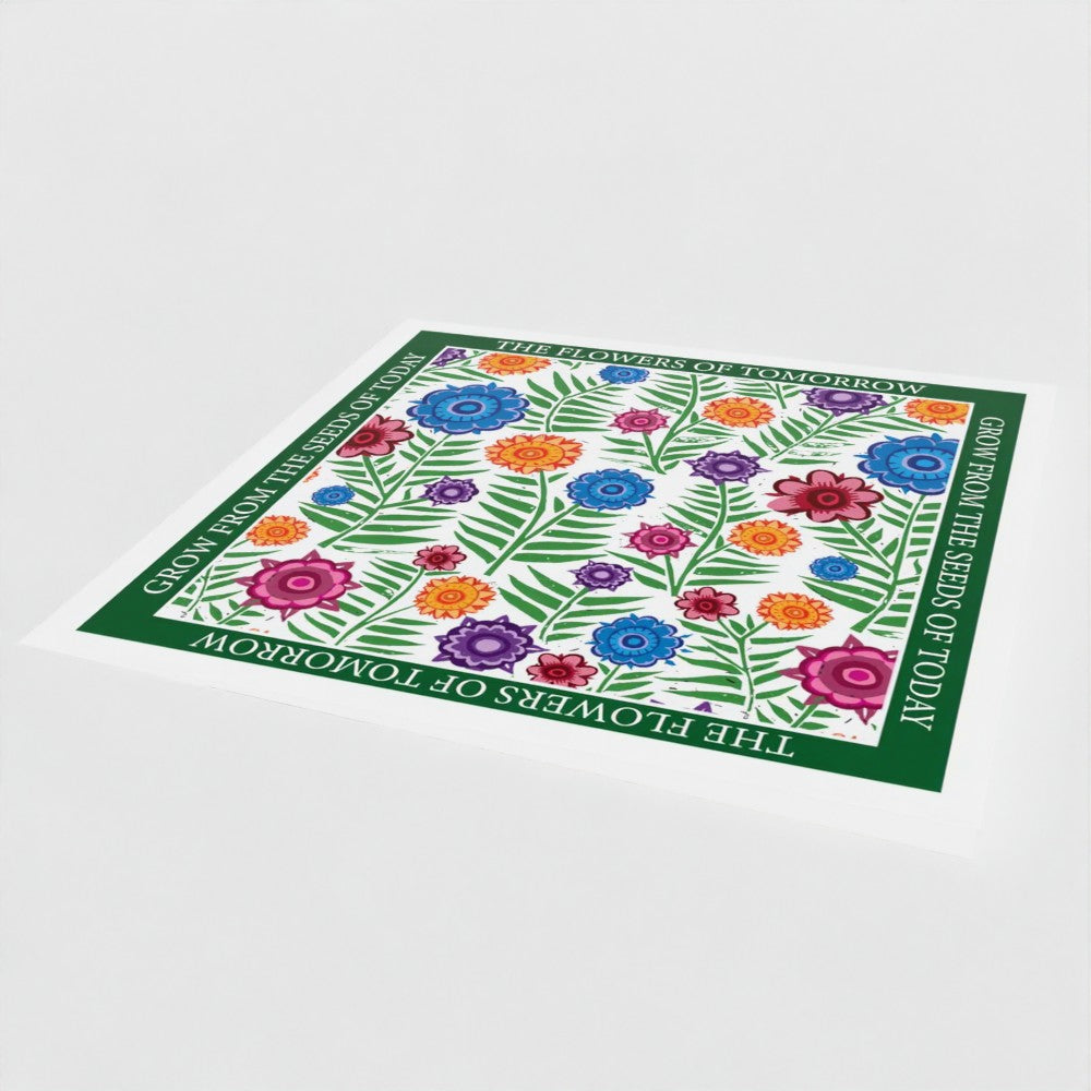Flowers of Tomorrow Greetings Card