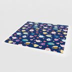 Blue Tea Party Greetings Card