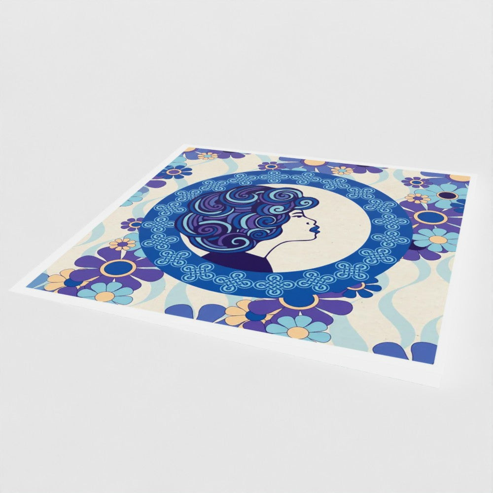 Danu Goddess Eostre Greetings Card