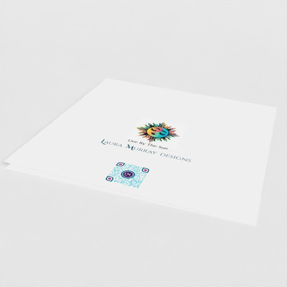 Live By The Sun Greetings Card