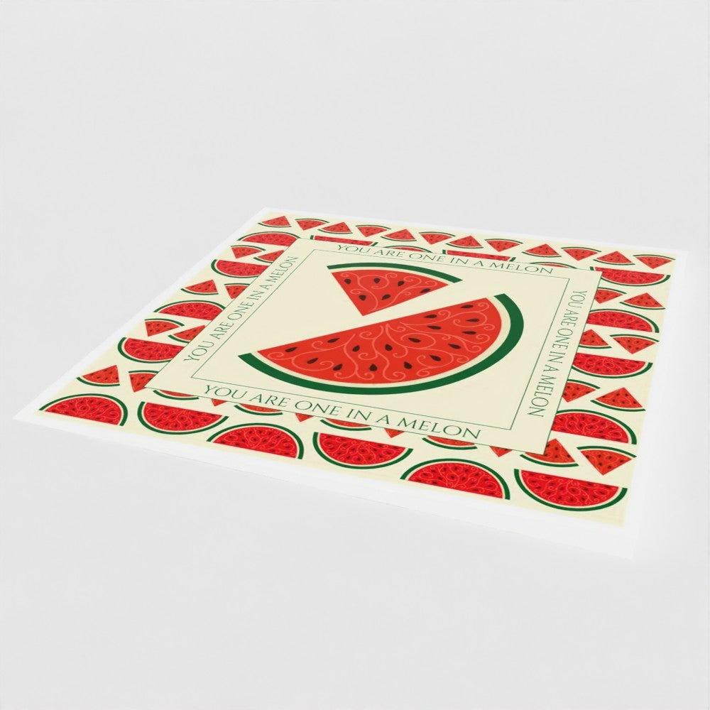 One in a Melon Greetings Card
