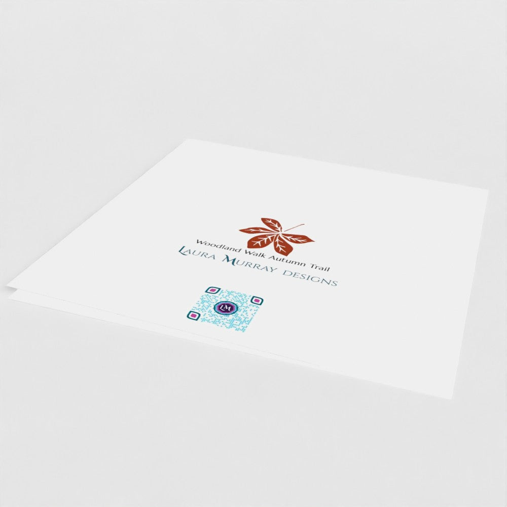 Woodland Walk Autumn Trail Card