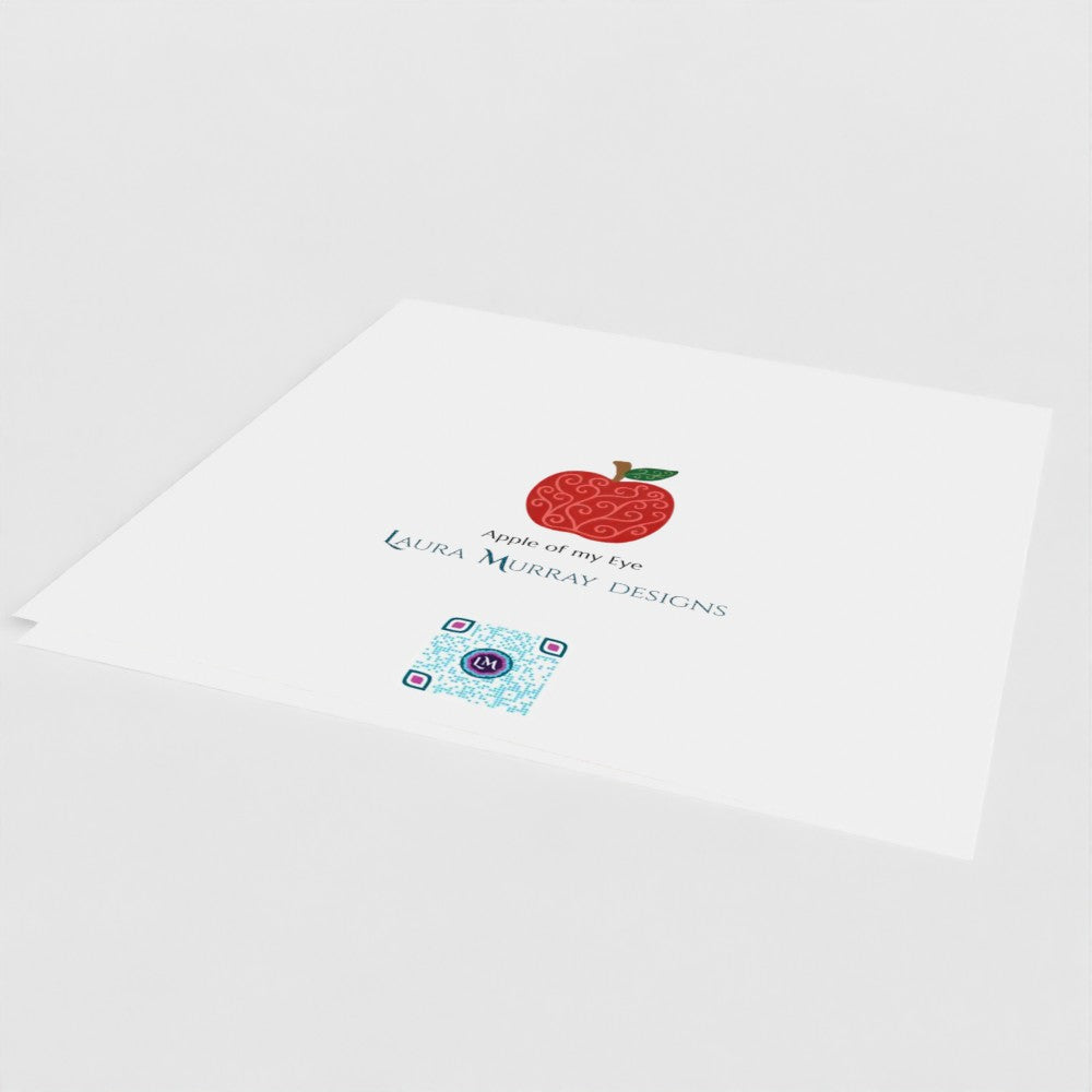 Apple of my Eye Greetings Card