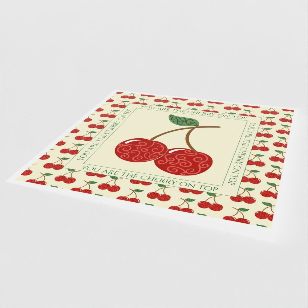 Cherry On Top Greetings Card
