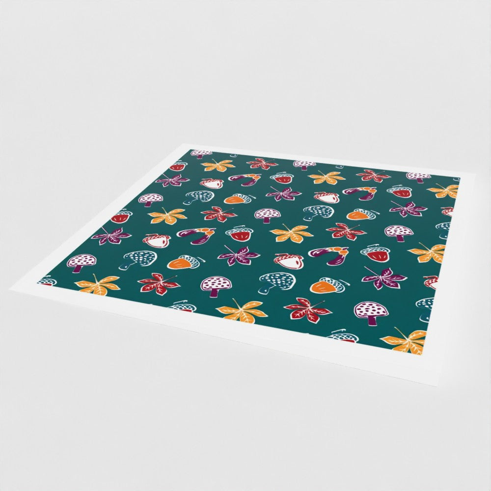 Woodland Walk Teal Gardens Card