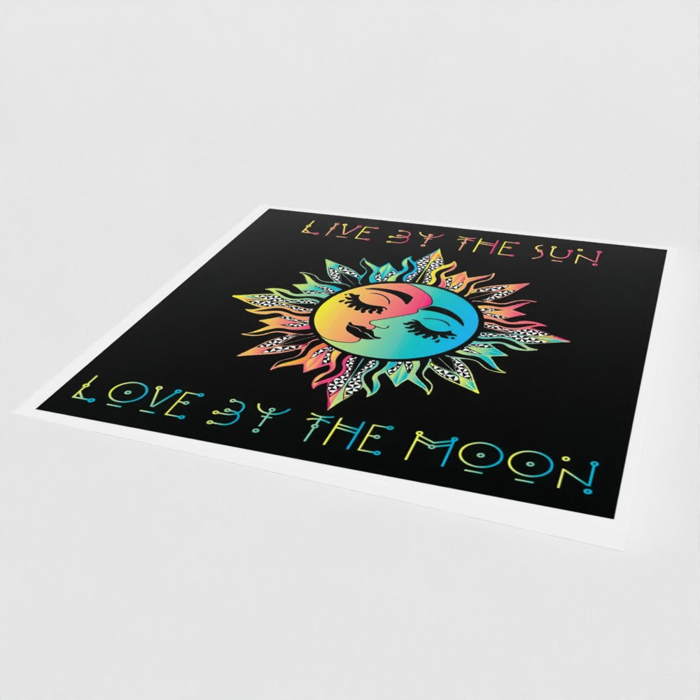Live By The Sun Greetings Card