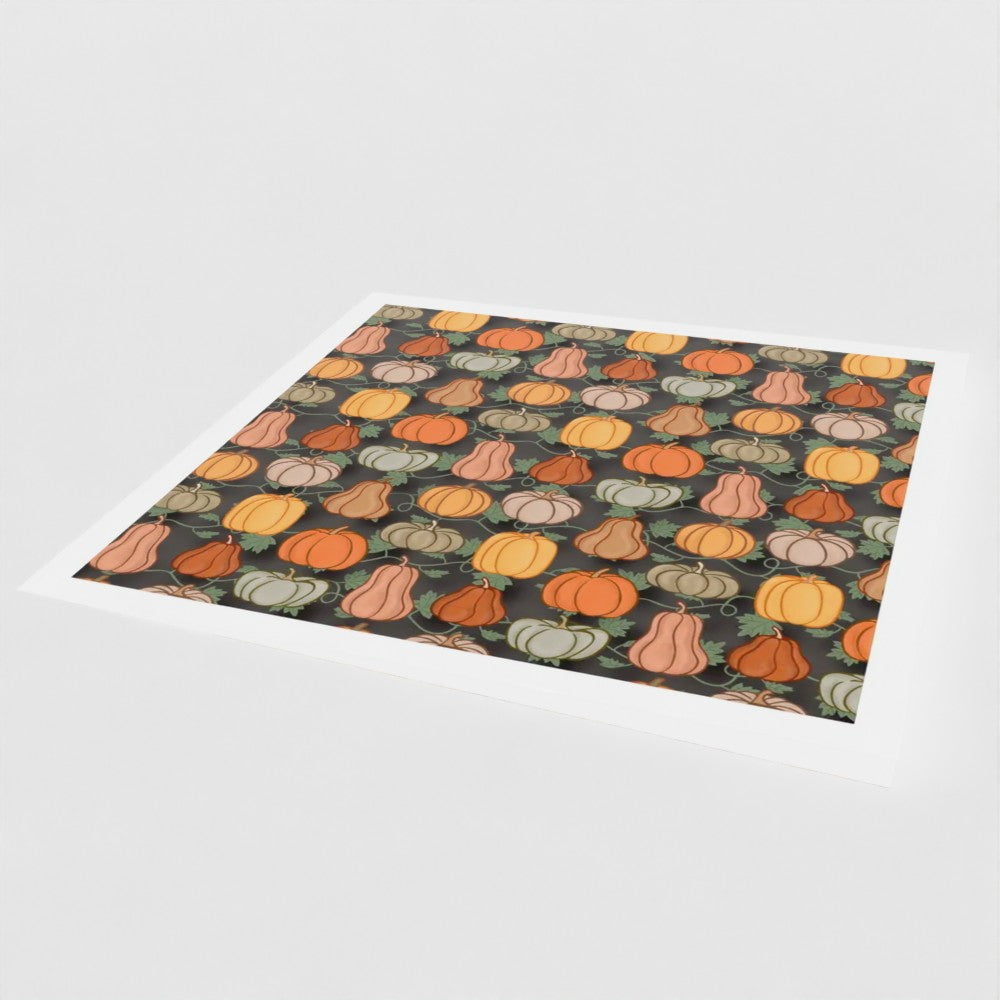 Pumpkin Patch (dark) Greetings Card