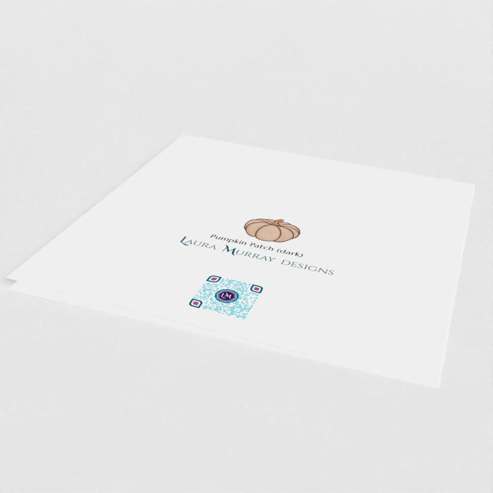 Pumpkin Patch (dark) Greetings Card