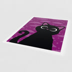 Cosmic Kitten (Pink) Greetings Card