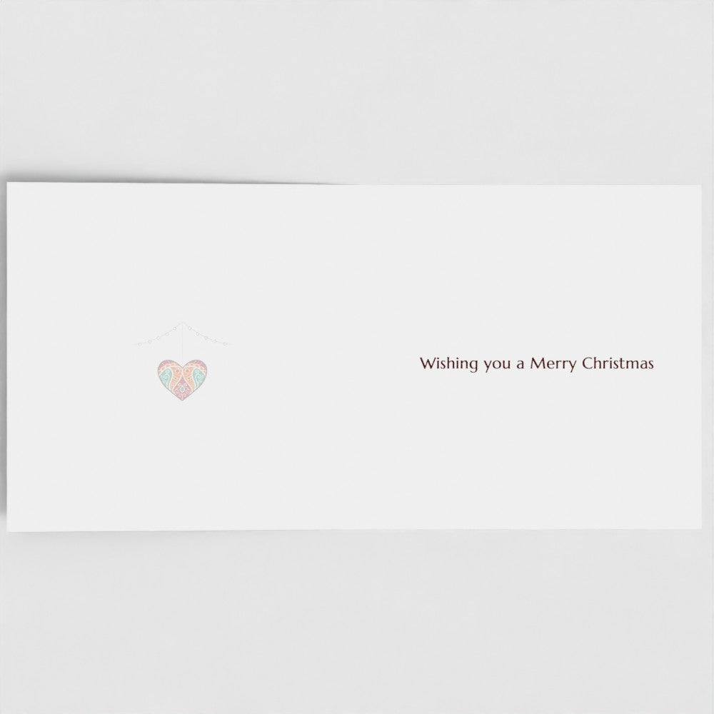 Garlands Christmas Card, Single or Pack of 10
