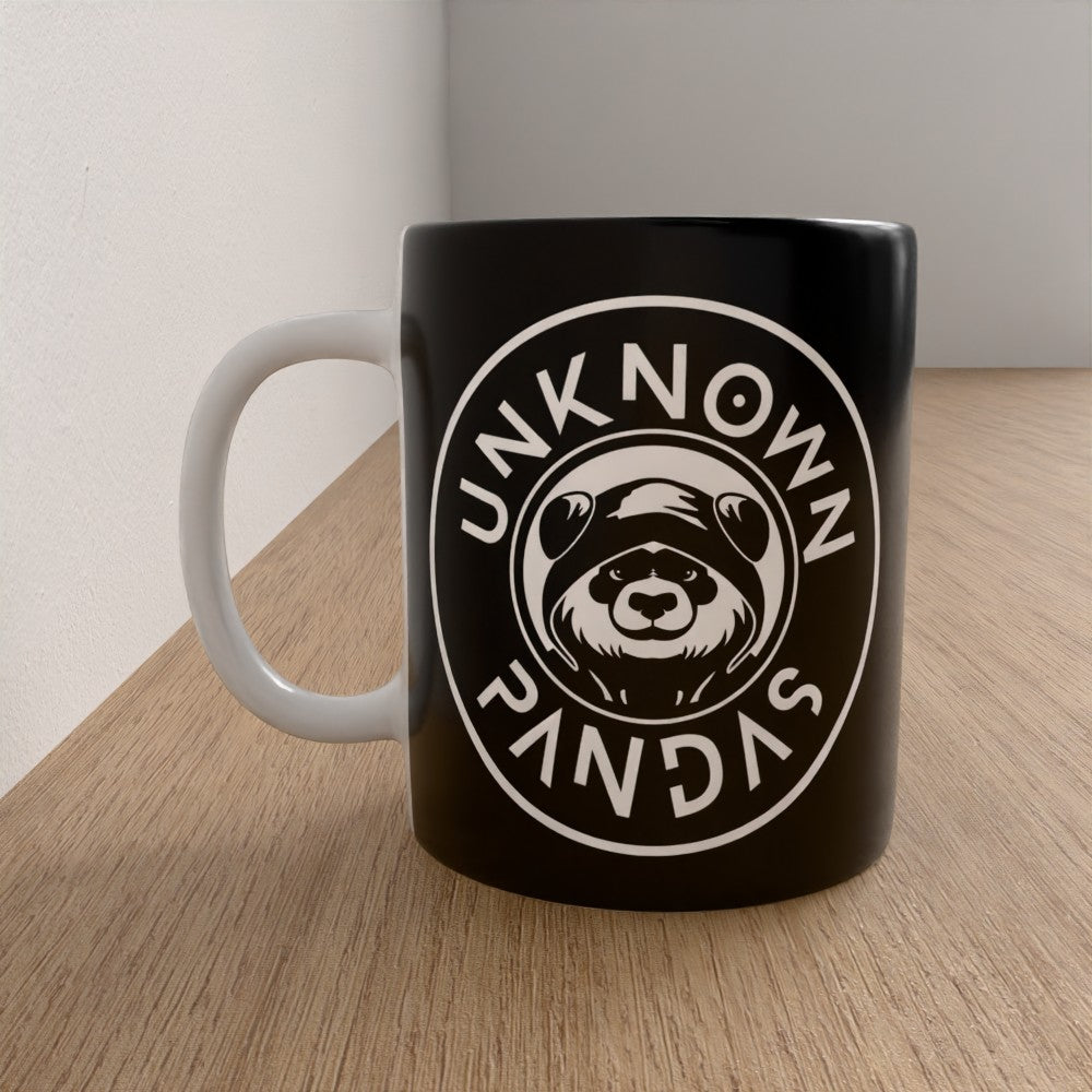 Unknown Pandas Logos Mug - Black