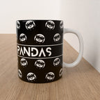 Unknown Pandas Mug -Black Pattern