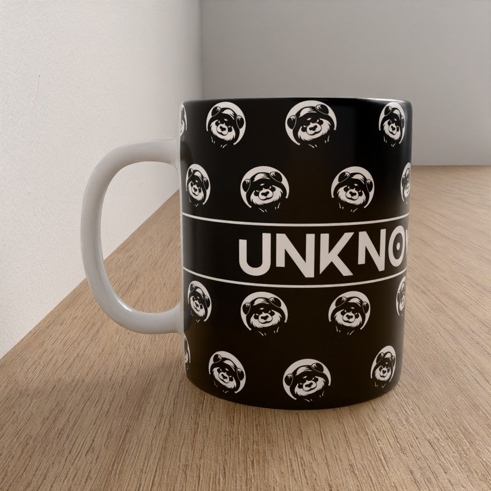Unknown Pandas Mug -Black Pattern