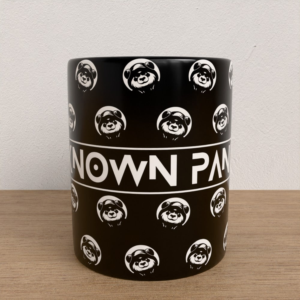 Unknown Pandas Mug -Black Pattern