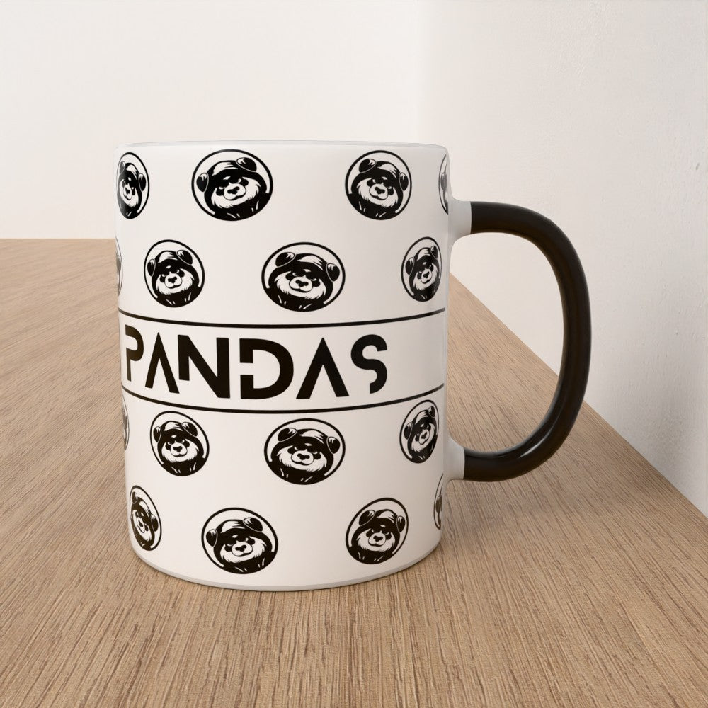 Unknown Pandas Mug -White Pattern
