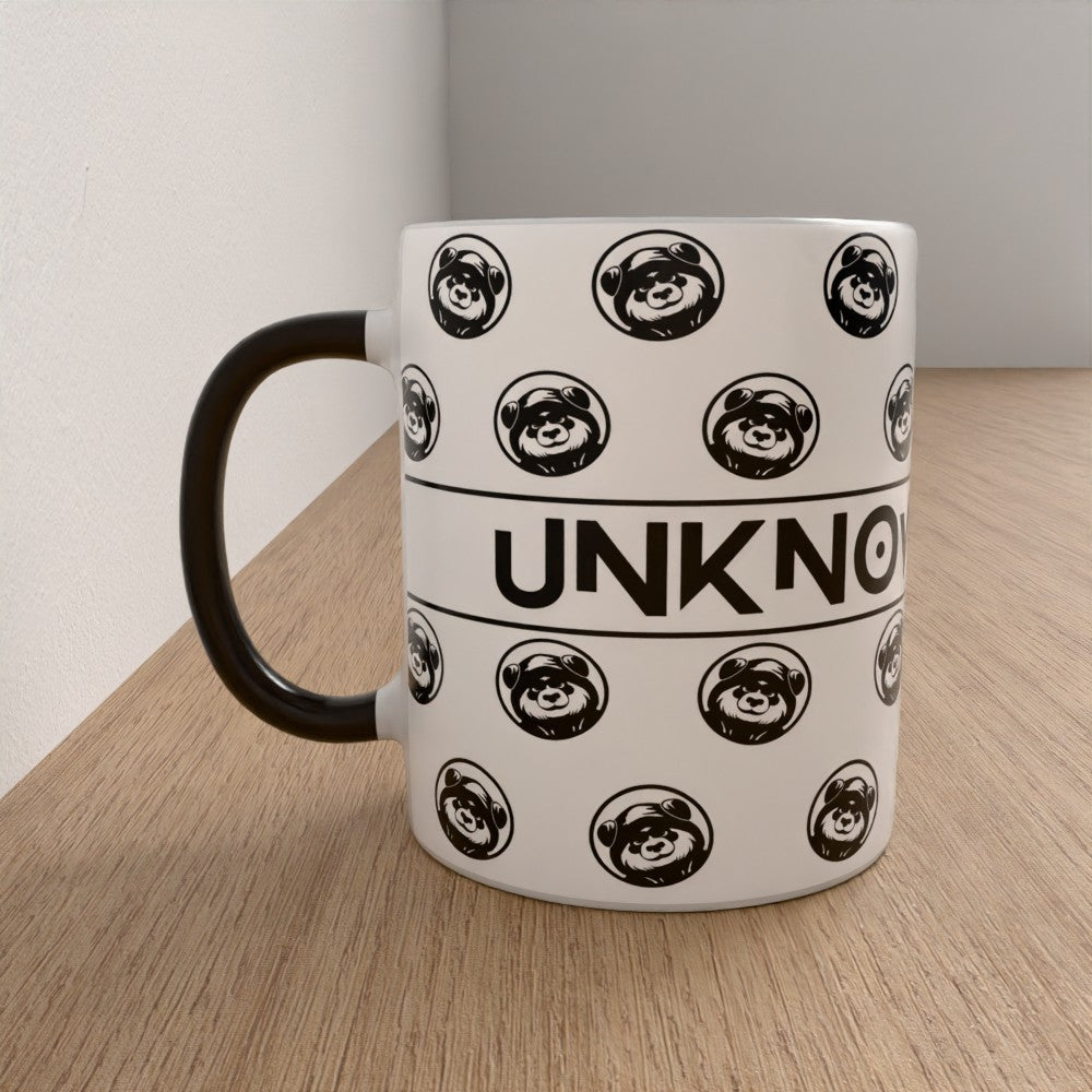 Unknown Pandas Mug -White Pattern
