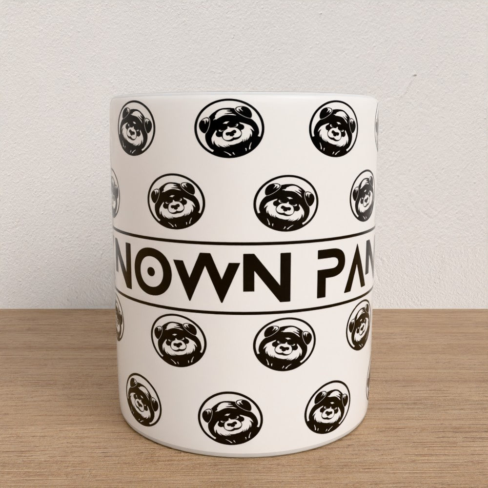 Unknown Pandas Mug -White Pattern
