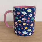 Blue Tea Party Mug