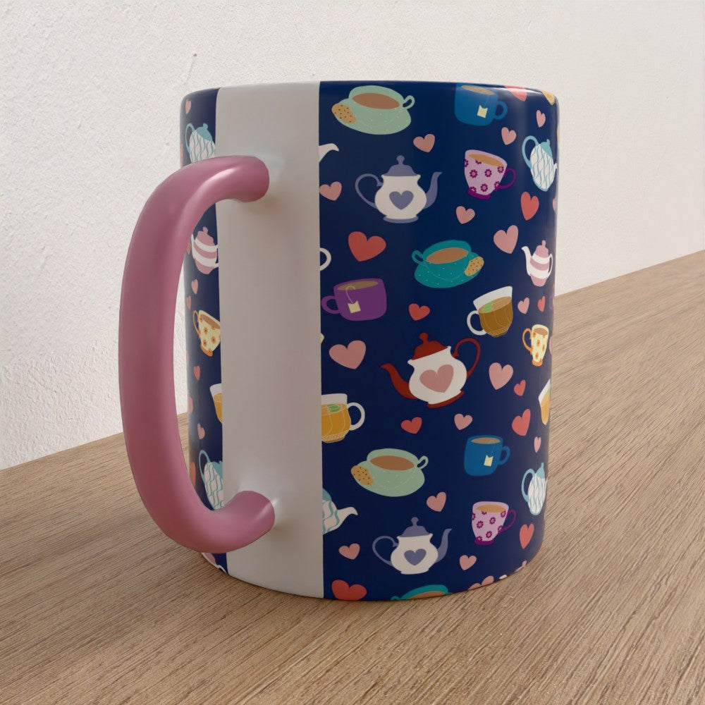 Blue Tea Party Mug