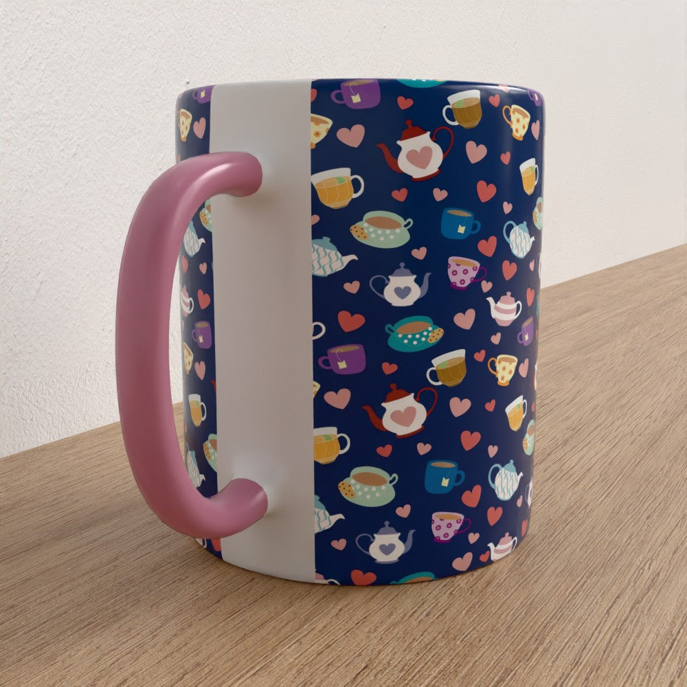 Blue Tea Party Mug