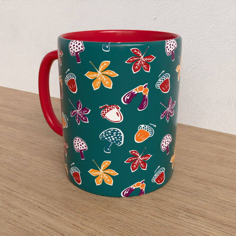 Woodland Walk Teal Gardens Mug