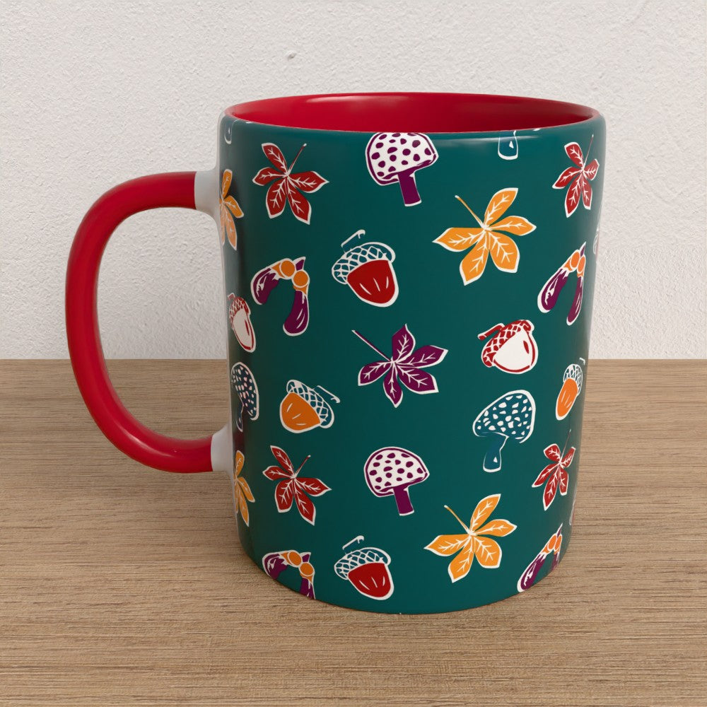 Woodland Walk Teal Gardens Mug