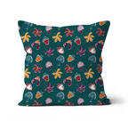Woodland Walk Teal Gardens Cushion